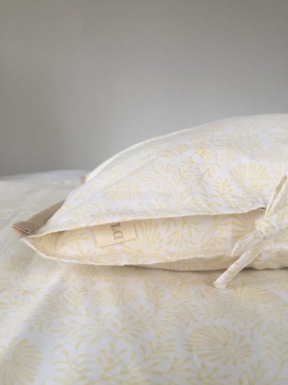 Housse de couette block print à nouettes DAUPHINE