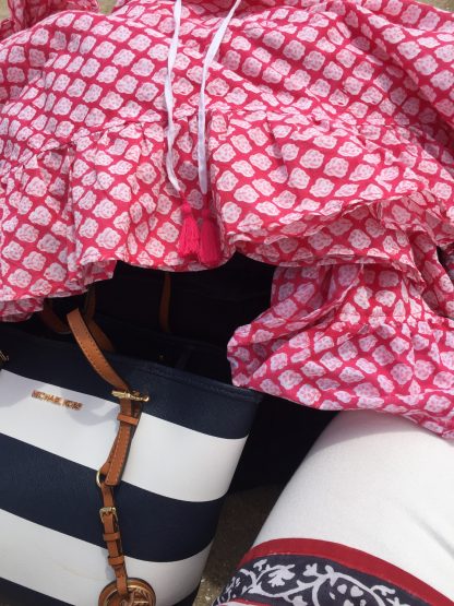Tunique de plage Caftan pour fille ROSE ECLAT