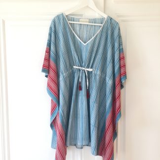 Caftan Tunique Poncho STRIPES de VILLA D'ISSI