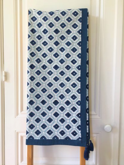Nappe Plaid Dessus de lit COASTAL de VILLA D'ISSI