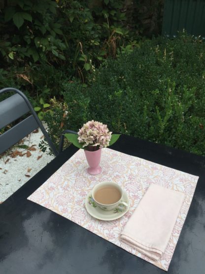 Set de table KIMI rose nude de VILLA D'ISSI