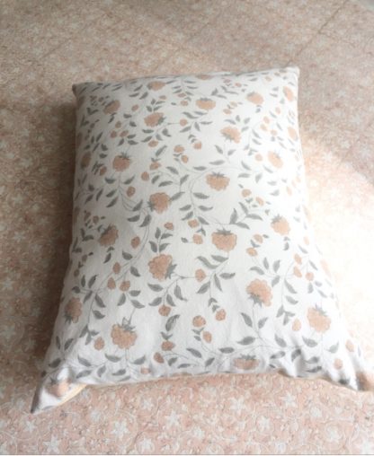 Housse de coussin imprimée au bloc CAMILLE Rose Nude de VILLA D'ISSI